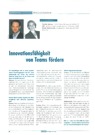 Innovationsfähigkeit von Teams fördern