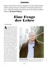 Eine Frage der Lehre