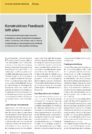 Konstruktives Feedback hilft allen